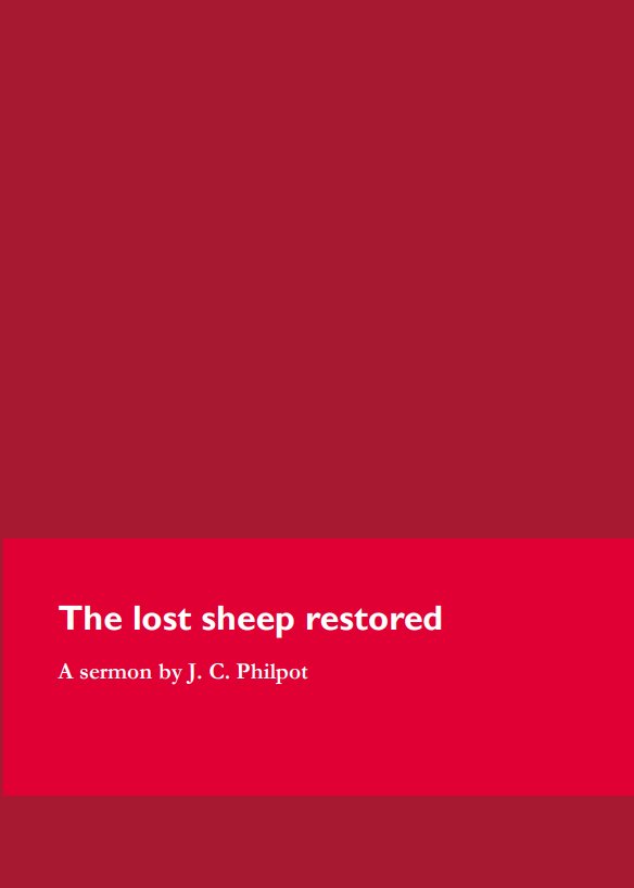 The lost sheep restored